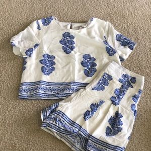 Summer set top/shorts